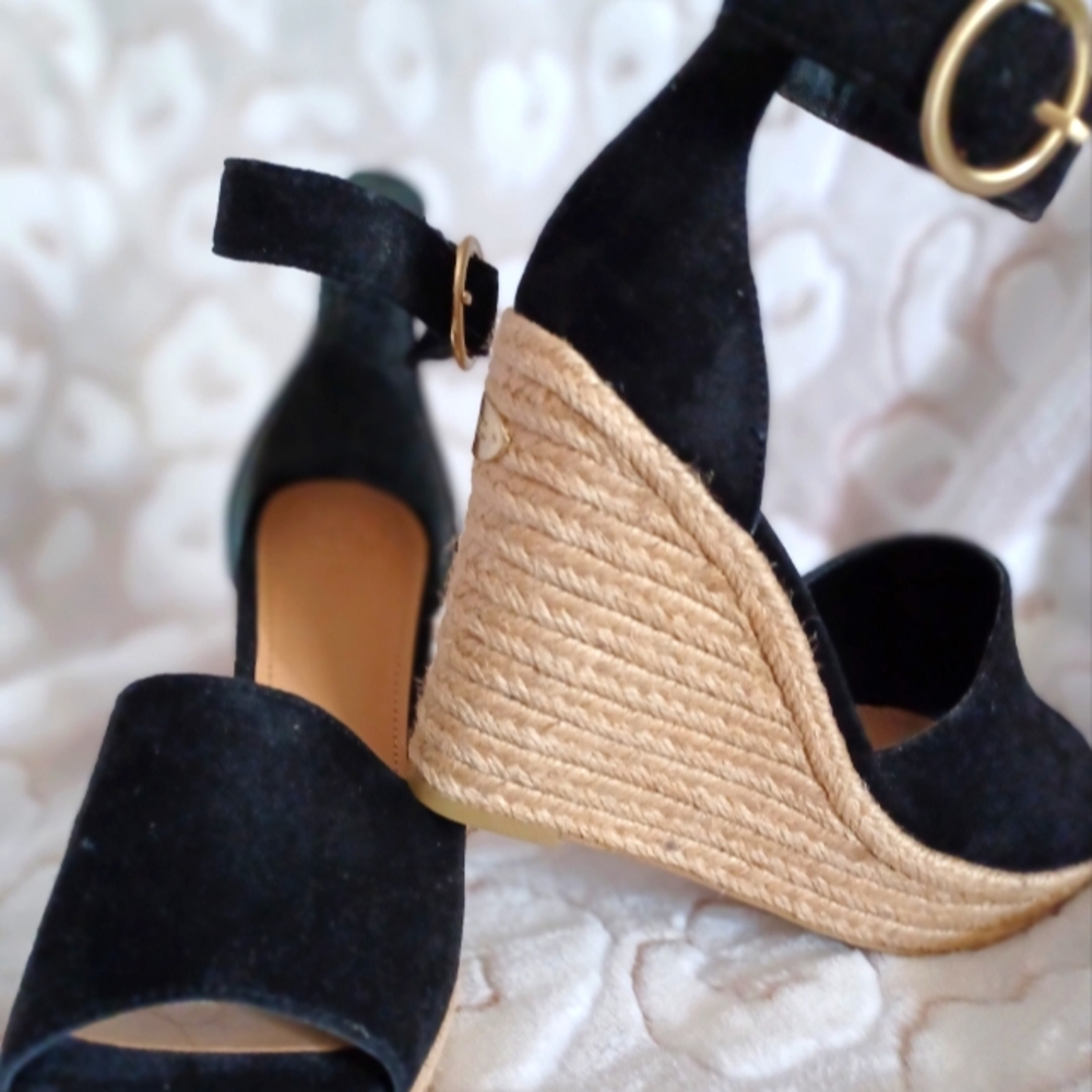 Guess Wedges shoes Black & Tan